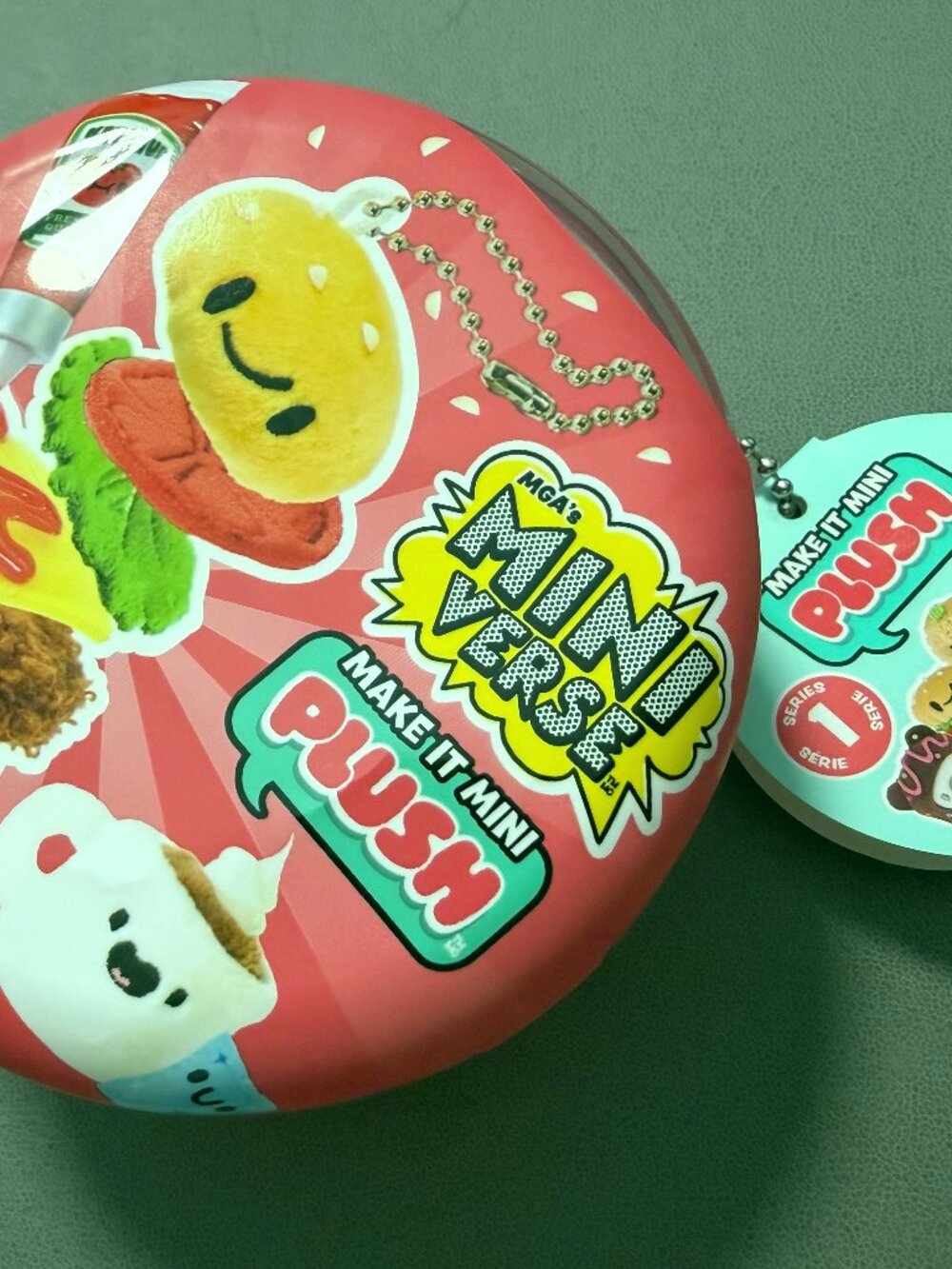 Miniverse Make It Mini Plush Barnaby Scoops Sundae Series 1 DIY Keychain MGA NEW